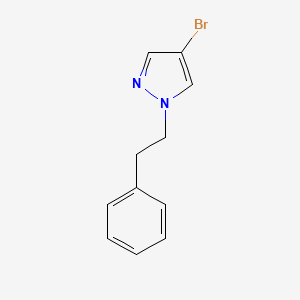 molecular formula C11H11BrN2 B1524450 4-bromo-1-(2-phenylethyl)-1H-pyrazole CAS No. 261948-25-8