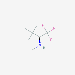 (S)-N-Methyl-2,2-dimethyl-1-trifluoromethyl-propylamine