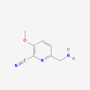 6-(Aminomethyl)-3-methoxypicolinonitrile