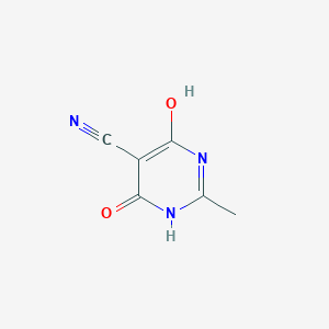 6-Hydroxy-2-methyl-4-oxo-1,4-dihydropyrimidine-5-carbonitrile