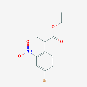 Ethyl 2-(4-bromo-2-nitrophenyl)propanoate