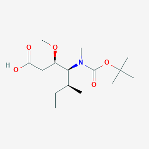 (3R,4S,5S)-4-((tert-Butoxycarbonyl)(methyl)amino)-3-methoxy-5-methylheptanoic acid