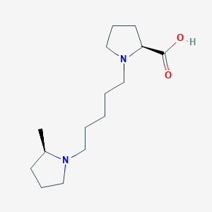 (S)-1-(5-((R)-2-Methylpyrrolidin-1-yl)pentyl)pyrrolidine-2-carboxylic acid