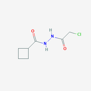 N'-(2-chloroacetyl)cyclobutanecarbohydrazide
