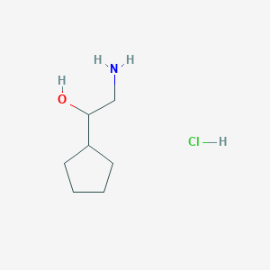 2-Amino-1-cyclopentylethan-1-ol hydrochloride