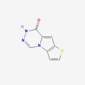 5-thia-1,10,11-triazatricyclo[6.4.0.02,6]dodeca-2(6),3,7,11-tetraen-9-one