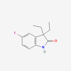 3,3-Diethyl-5-fluoroindolin-2-one