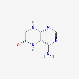 molecular formula C6H7N5O B1524495 4-Amino-5,6,7,8-tetrahydropteridin-6-one CAS No. 22386-63-6