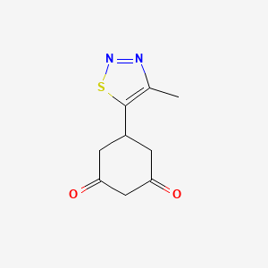 5-(4-Methyl-1,2,3-thiadiazol-5-yl)cyclohexane-1,3-dione