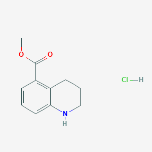 molecular formula C11H14ClNO2 B1524499 Hidrocloruro de metil 1,2,3,4-tetrahidroquinolina-5-carboxilato CAS No. 1334147-75-9