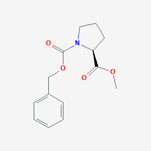 molecular formula C14H17NO4 B152450 (S)-1-苄基 2-甲基吡咯烷-1,2-二甲酸酯 CAS No. 5211-23-4
