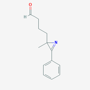 4-(2-Methyl-3-phenyl-2H-aziren-2-yl)butanal