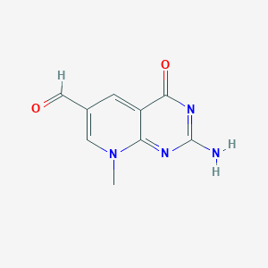 2-Amino-8-methyl-4-oxo-4,8-dihydropyrido[2,3-d]pyrimidine-6-carbaldehyde