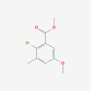 Methyl 2-bromo-5-methoxy-3-methylbenzoate