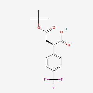 (R)-4-(Tert-butoxy)-4-oxo-2-(4-(trifluoromethyl)phenyl)butanoic acid