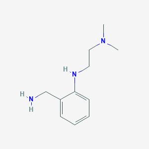 molecular formula C11H19N3 B1524554 (2-{[2-(Dimethylamino)ethyl]amino}phenyl)methanamine CAS No. 1248116-31-5