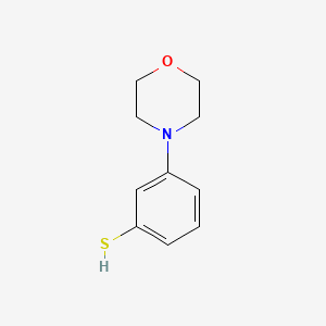 molecular formula C10H13NOS B15245584 3-Morpholinobenzenethiol 