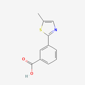 3-(5-Methyl-1,3-thiazol-2-yl)benzoic acid