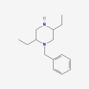 molecular formula C15H24N2 B1524563 1-Benzyl-2,5-diéthylpipérazine CAS No. 1354951-12-4