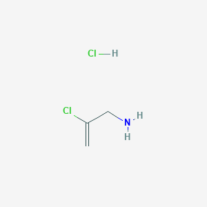 molecular formula C3H7Cl2N B1524564 2-Chloroprop-2-en-1-amine hydrochloride CAS No. 100516-95-8