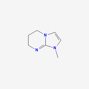 molecular formula C7H11N3 B15245741 1-Methyl-1,5,6,7-tetrahydroimidazo[1,2-a]pyrimidine 