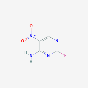 2-Fluoro-5-nitropyrimidin-4-amine