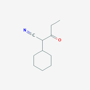 2-Cyclohexyl-3-oxopentanenitrile