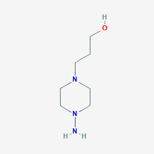 3-(4-Aminopiperazin-1-yl)propan-1-ol