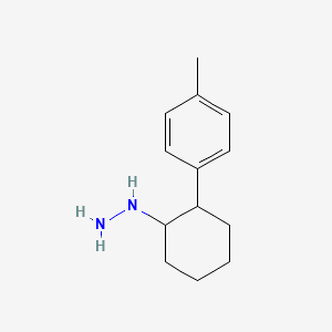 [2-(4-Methylphenyl)cyclohexyl]hydrazine