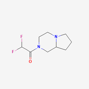 2,2-Difluoro-1-(hexahydropyrrolo[1,2-a]pyrazin-2(1H)-yl)ethanone