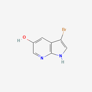 molecular formula C7H5BrN2O B1524583 3-bromo-1H-pyrrolo[2,3-b]pyridin-5-ol CAS No. 1190322-52-1