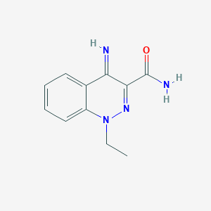 1-Ethyl-4-imino-1,4-dihydrocinnoline-3-carboxamide