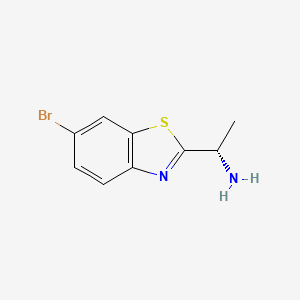 (S)-1-(6-Bromobenzo[D]thiazol-2-YL)ethanamine