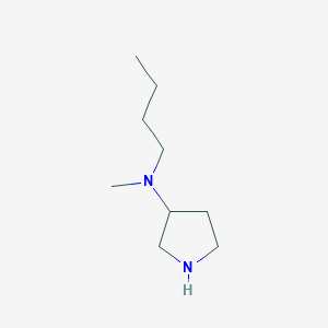 molecular formula C9H20N2 B15245869 N-butyl-N-methylpyrrolidin-3-amine 