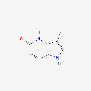 molecular formula C8H8N2O B1524595 3-甲基-1H-吡咯并[3,2-b]吡啶-5-醇 CAS No. 1190311-86-4