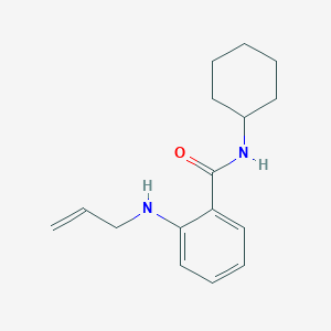 molecular formula C16H22N2O B15245950 2-(Allylamino)-N-cyclohexylbenzamide 