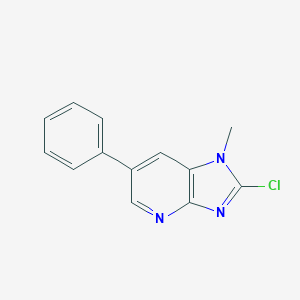 molecular formula C13H10ClN3 B015246 2-Chloro-1-methyl-6-phenylimidazo[4,5-b]pyridine CAS No. 120889-05-6