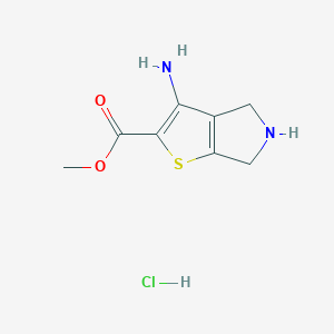 Methyl 3-amino-5,6-dihydro-4H-thieno[2,3-c]pyrrole-2-carboxylate hydrochloride