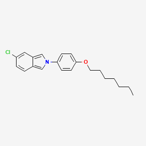 5-Chloro-2-(4-(heptyloxy)phenyl)-2H-isoindole