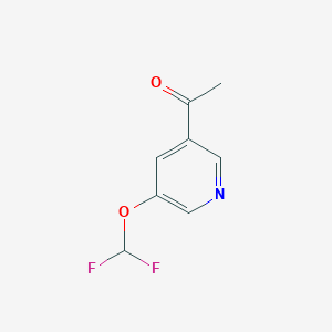 Ethanone, 1-[5-(difluoromethoxy)-3-pyridinyl]-