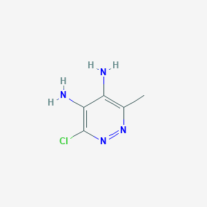 3-Chloro-6-methylpyridazine-4,5-diamine