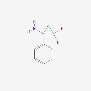 2,2-Difluoro-1-phenylcyclopropan-1-amine