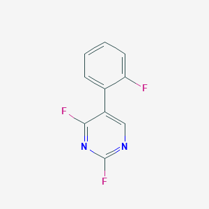 2,4-Difluoro-5-(2-fluorophenyl)pyrimidine