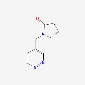 1-(Pyridazin-4-ylmethyl)pyrrolidin-2-one