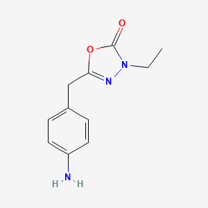 5-(4-Aminobenzyl)-3-ethyl-1,3,4-oxadiazol-2(3h)-one