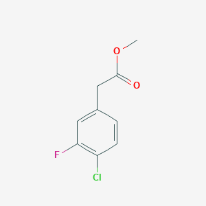B1524641 Methyl 2-(4-chloro-3-fluorophenyl)acetate CAS No. 1035262-89-5