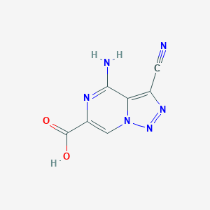 4-Amino-3-cyano-[1,2,3]triazolo[1,5-a]pyrazine-6-carboxylic acid