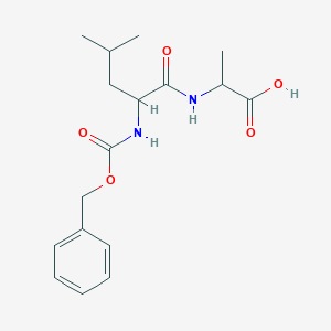molecular formula C17H24N2O5 B152465 (S)-2-((S)-2-(((苄氧羰基)氨基)-4-甲基戊酰胺)丙酸 CAS No. 2817-13-2