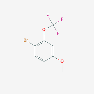 molecular formula C8H6BrF3O2 B1524652 1-Bromo-4-methoxy-2-(trifluoromethoxy)benzene CAS No. 1049730-84-8