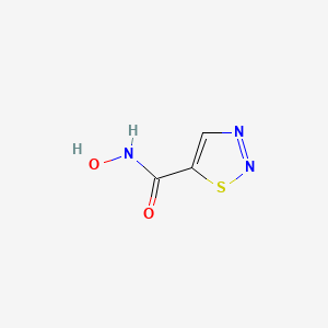 N-hydroxy-1,2,3-thiadiazole-5-carboxamide